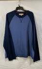 Tommy Bahama Mens Blue Crew Neck Long Sleeve Pullover Casual T-Shirt Size 2XL image number 1