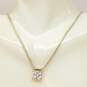 Sterling Silver CZ & Pearl Contemporary Necklaces 33.2g image number 2