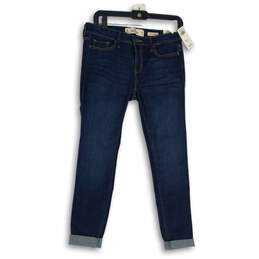 NWT Hollister Womens Blue Denim Dark Wash Low Rise Super Skinny Jeans Size 27X28