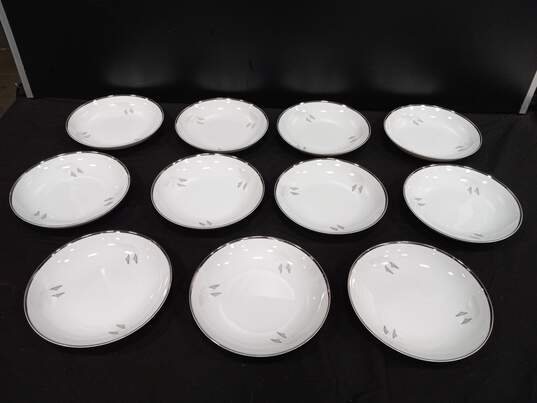 11pc. Bundle of Fukagawa Arita Deep Dish Plates image number 2