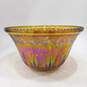 Vintage Indiana Glass Carnival Glass Punch Bowl With Mugs Cups image number 2