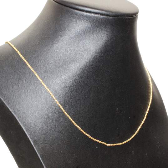 14K Yellow Gold 17.75" Chain Necklace image number 3