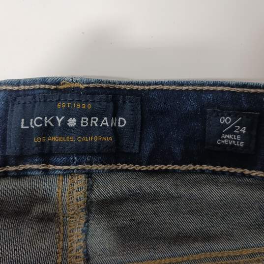 lucky brand jeans size 00/24