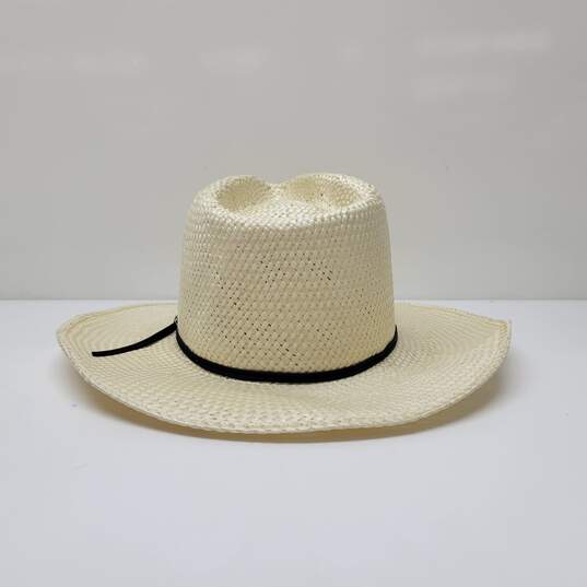 Stetson W7223-P 081 Cassidy 312 Shantung Wide Brim Hat in Natural Straw  7 1/4 image number 3