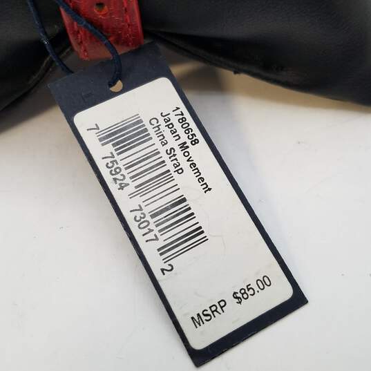 Tommy Hilfiger 20.3.14.0636 Red Bracelet Leather Analog Watch W/Tag 28g image number 5