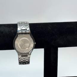 Designer Swatch Rhinestone Chain Strap Round Analog Dial Quartz Wristwatch