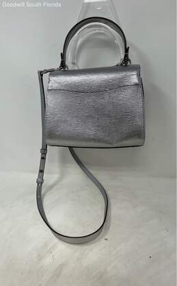 Kate Spade New York Womens Katy Silver Metallic Body Crossbody Bag Small Size alternative image