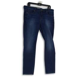 NWT Sonoma Womens Blue Denim Stretch Dark Wash Mid Rise Skinny Jeans Size 14