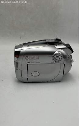 Canon Mini Camcorder Silver In Black Case Not Tested