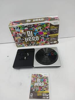 Wii DJ Hero Turntable Kit W/Box