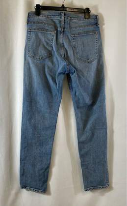 Rag & Bone Womens Blue Pockets High Rise Denim Straight Leg Jeans Size 32W30L alternative image