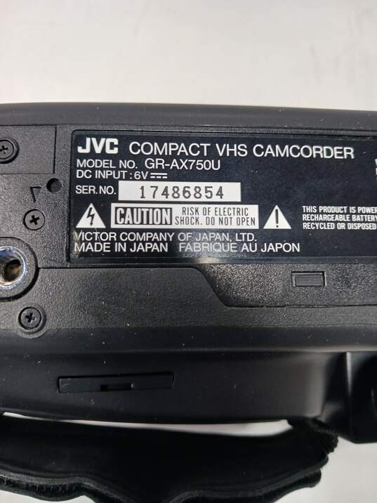 2pc JVC Camcorders Videomovie GR-AX25U & Compact VHS GR-AX750U image number 6