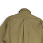 NWT Mens Tan Long Sleeve Spread Collar Button-Up Shirt Size Medium image number 4