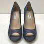 L.K Bennett Shimmer Peep Toe Heels Gunmetal 6 image number 4