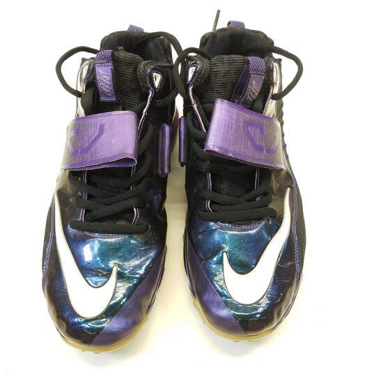 Nike Zoom CJ Trainer 2 Galaxy Black, Purple Sneakers 643258-005 Size 11 image number 2