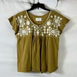 Lucky Brand Green T-shirt - Size Large