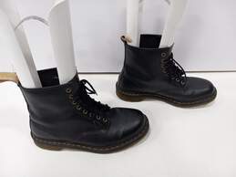Doc Martens Men's Soft Black 8-Eye Lace Up Combat Boots Size 13 alternative image