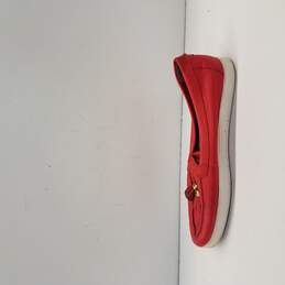 Michael Kors Red Flats Size 8.5 alternative image