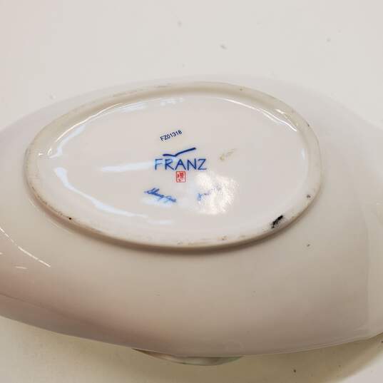 Franz Porcelain Vintage Ceramic Art Perched Bird Candy Dish image number 4