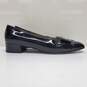 Salvatore Ferragamo Stacked Heel Loafers Black Patent Leather Size 7 AUTHENTICAT image number 1