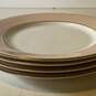 Ralph Lauren Hampton's Dessert Plates "Peach" China Tableware 4 Piece Set image number 3