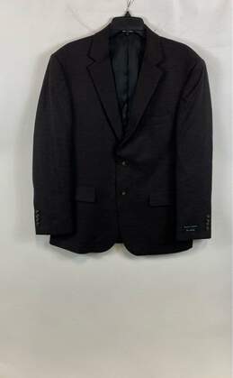 NWT Jos. A. Bank Mens Black Traveler's Collection 2 Button Suit Jacket Size 42 S