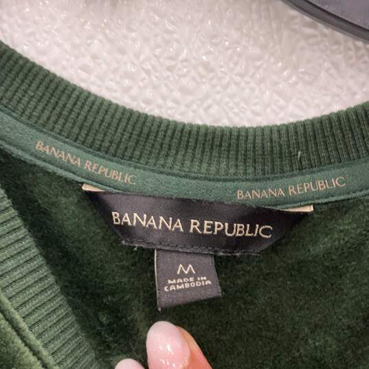 Banana Republic Womens Green Long Sleeve Sweatshirt And Pants Set Size M image number 6