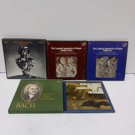 Bundle of 5 Assorted Classical Music Record Albums image number 1