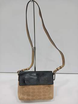 Oria Kiely Crossbody Beige & Black Handbag