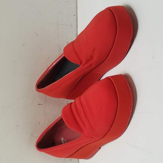 Camper Lab Red Platform Loafers W 8 | 38 image number 3