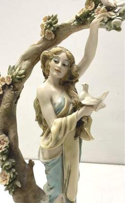 Giuseppe Armani 15 inch Tall Florence Art Sculpture Dove Sanctuary Female Statue alternative image