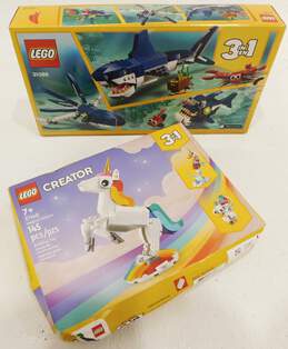 Sealed Lego Creator 3-In-1 Building Toy Sets Deep Sea Creatures & Magical Unicorn