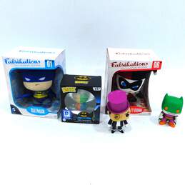 Funko Pop Dorbz DC Figures W/ Fabrikations Batman & Harley Quinn Plush Dolls IOB