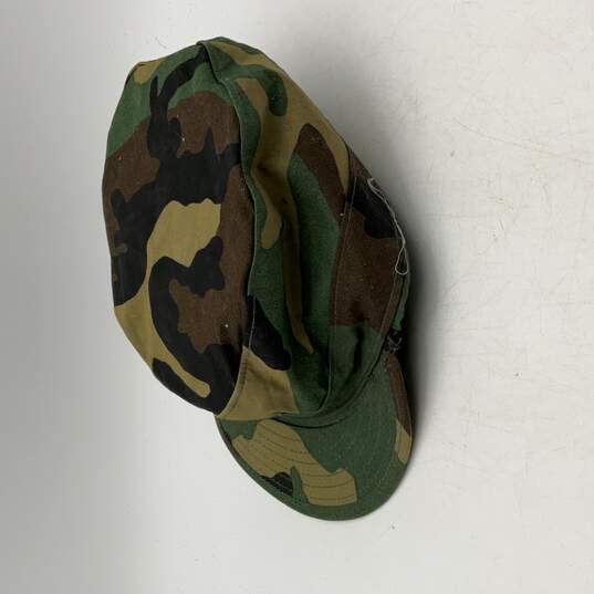 Woodland Mens Multicolor Camouflage US Army Kepi Cap Size 7.12 image number 4
