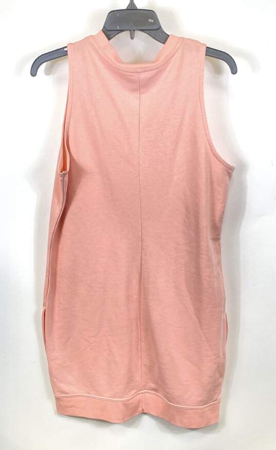 Nike Womens Pink Front Pockets Sleeveless Crew Neck Tennis Tank Dress Size M image number 2