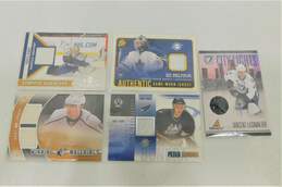 5 Game Used Hockey Memorabilia Trading Cards