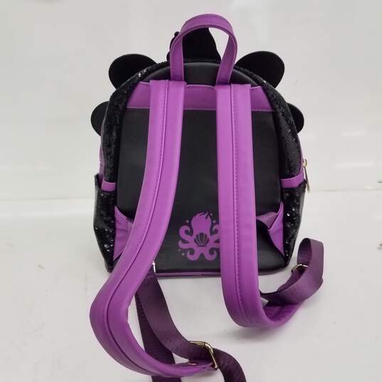 Loungefly Disney Ursula Mini Backpack w/ Wallet image number 2