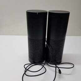 Lot of Two Amazon Echo 1st Generation Smart Speakers