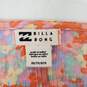 NWT Billabong All For You WM's Short Sleeve Orange & Pink Floral Wrap Mini Dress Size XS image number 4