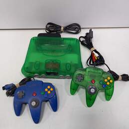 Nintendo 64 Jungle Green Console