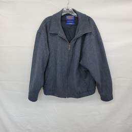 Pendleton Gray Wool Full Zip Lined Jacket MN Size L
