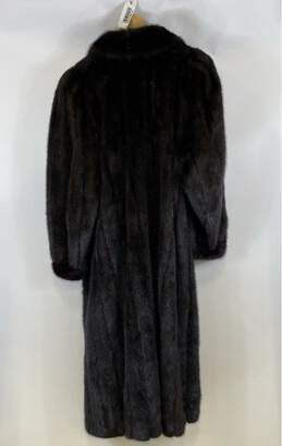 Saga Mink Brown Fur Coat - Size X Small alternative image