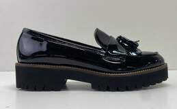 Patricia Green Patent Leather Beckham Tassel Loafer Black 8