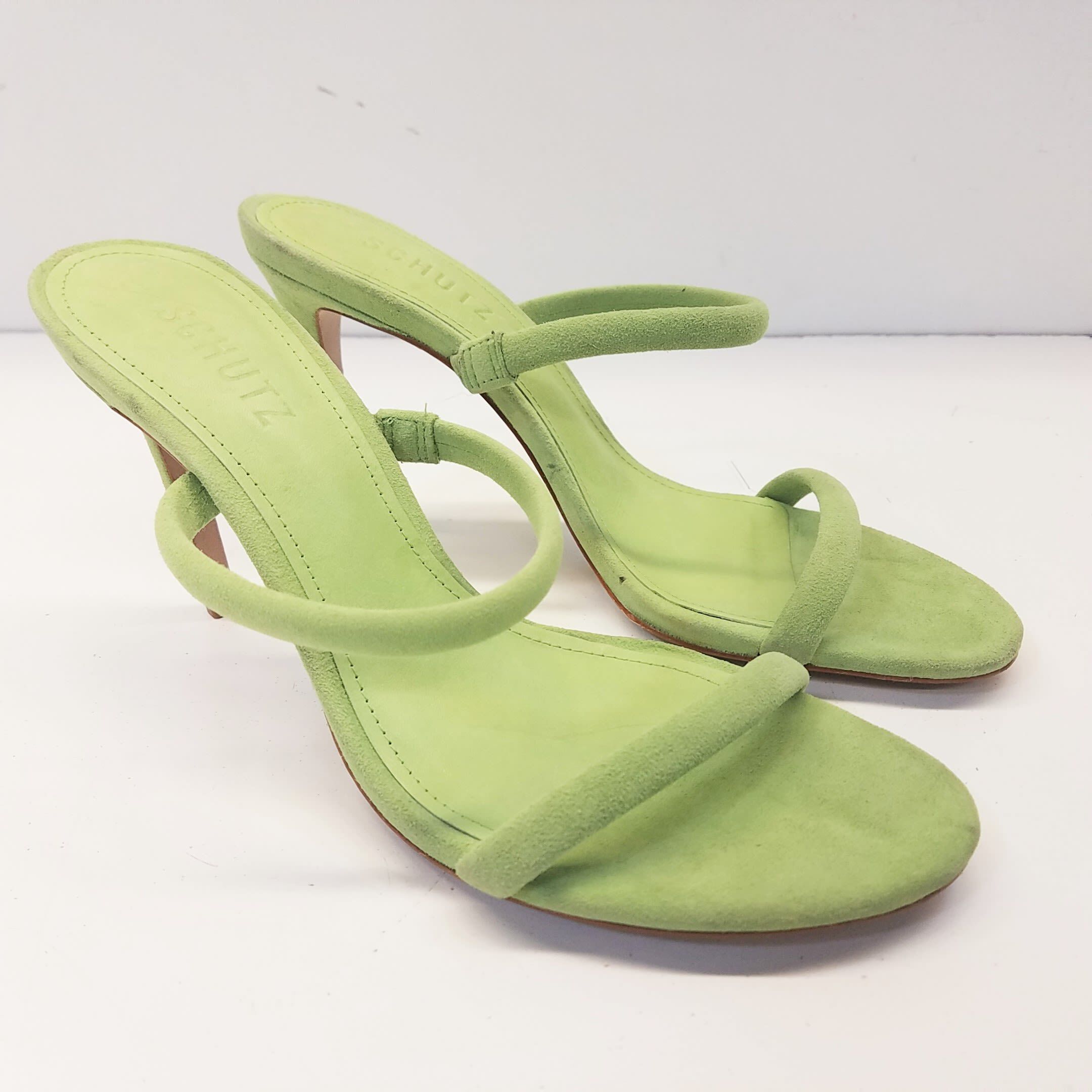 Neoma 110 jersey sandals in green - Jimmy Choo | Mytheresa