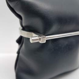 Mansai Solid Sterling Silver Screen Bar Cuff 7 Inch Bracelet 33.3g alternative image