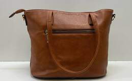 Gussaci Brown Shoulder Tote Bag alternative image
