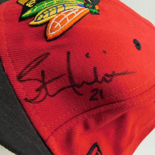 HOF Bobby Hull HOF Stan Mikita Autographed Chicago Blackhawks Hat image number 2