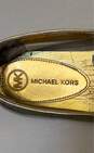 Michael Kors Gold Glitter Slip-On Casual Shoe Women 8 image number 7
