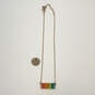 Designer Betsey Johnson Gold-Tone Multicolor Gummy Bear Pendant Necklace image number 4