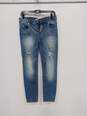 Guess Jeans Women's Distressed Denim Skinny Jeans Size 30XReg image number 1